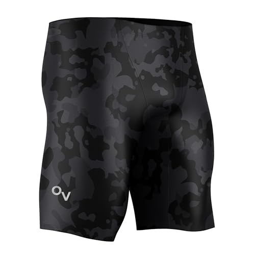 Onvous Swim Jammers for Men | Men's Athletic Swimwear Jammer | Mens Jammer for Swimming | Mens Swim Jammers Size 28-38, Camoflauge, 32