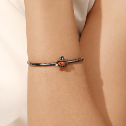 Image of GNOCE Halloween Charm Bracelet Fit Pandora Beads for Women Gift