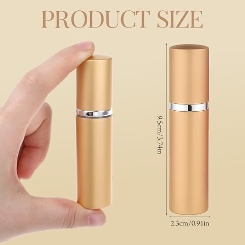 simarro 21Pcs Refillable Perfume Atomizer, 10 ml Mini Spray Bottle Portable Fine Mist Sprayer Bottles Empty Dispenser for Travel Outgoing2