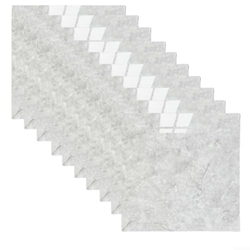 Mejora tus paredes con 10 paneles de azulejos perfectos para espacios de cocina y baño (gris)