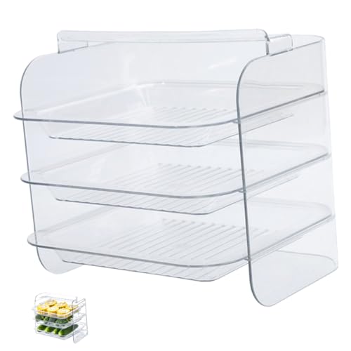 STOBAZA Dish Rack Cover Food Preparation Plate Rack Hotpot Food Holder Multi-Layer Dish