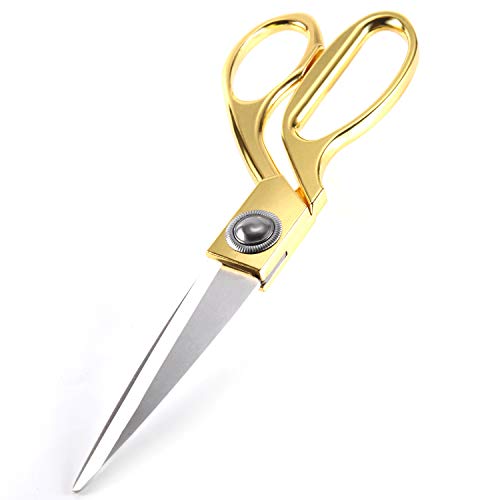 8-Inch Tailor Scissors Gold-Plated Tailor Scissors Alloy Clothing Wire Cloth Tailor Scissors Multipurpose Scissors #TOP3