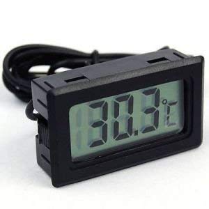 MCP Healthcare Fridge Thermometer Digital LCD Sensor Wire Embeded Fridge Temerature Indicator Thermometer With Fork Kitchen Thermometer