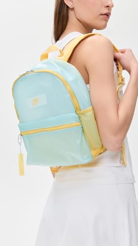 Nike Kids, Kids, Brasilia Just Do It Mini Backpack (11L) (Little Kid/Big Kid), Glacier Blue/Saturn Gold/Saturn Gold, One-Size - Image 4