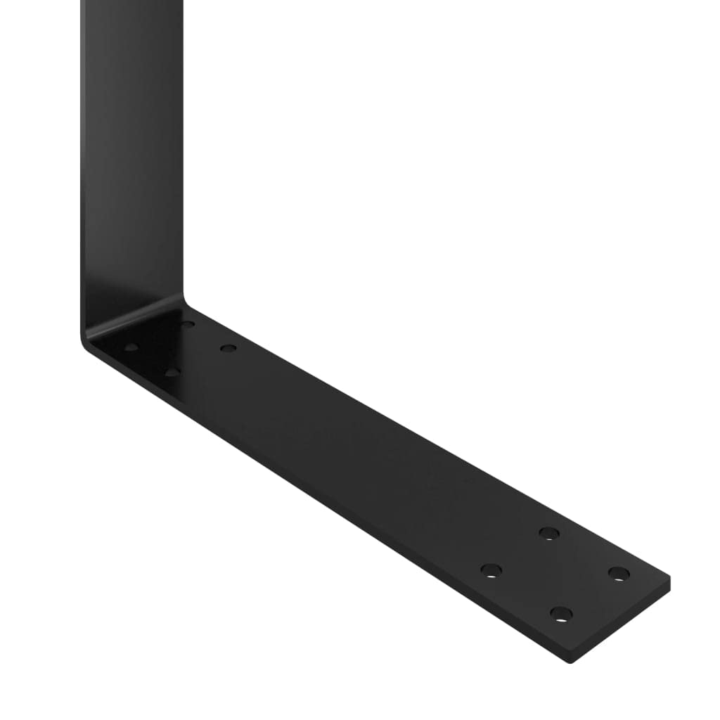 vidaXL Rückenlehne für Palettensofa Palettenkissen Palettenpolster Lehne Lehnenhalter Palettenmöbel Rückenlehnenhalter Schwarz 110cm Eisen