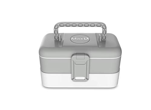 Max K Stackable Bento Box - Leakproof Lunch Boxes - Japanese Style Lunchbox