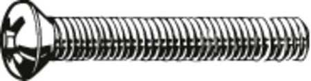 M8-1.25 x 25 mm. Oval Head Phillips Machine Screw, 25 pk.