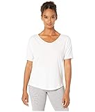 Manduka (MNDK9 Enlight Relaxed Tee, White, Medium