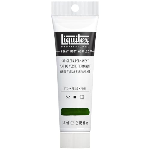 Image of Liquitex Professional Heavy Body Acrylic Paint 2-oz tube, Sap Green Permanent