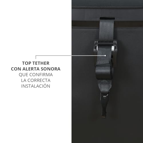 Play One i-Size. Silla de coche con isofix grupo 1/2/3, para bebé de 15 meses y niños de hasta 12 años o 76 cm - 150 cm altura (Black Safe&Go)