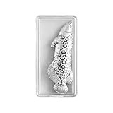 Peces de plata figuritas, decoración de mesa, pescado de plata para ceremonia del té, para oficina, estudio, salón, biblioteca, tocador, escritorio, coleccionistas, , eventos y reuniones