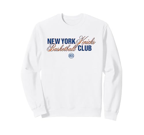NBA x Jordyn Woods Knicks Unisex White Sweatshirt Medium