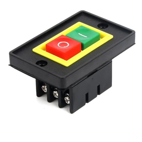 Interruptor pulsador trifásico de 380V y 2kW QCS1 con terminales de tornillo