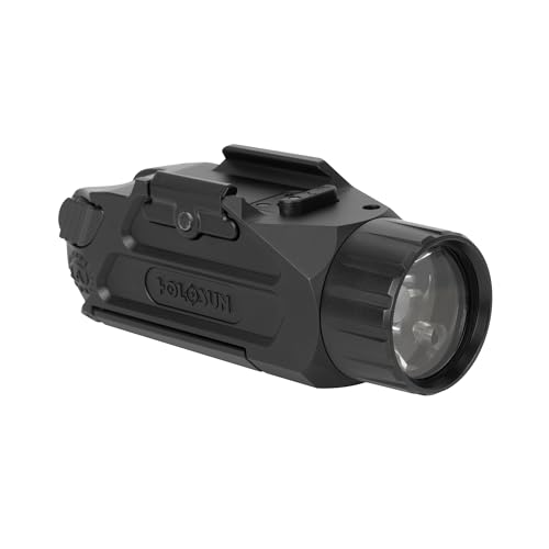 Image of HOLOSUN P.ID-Plus - Pistol Light with Green Laser, 900 Lumen Weapon Light, Plus Mode Dual Activation, Magnetic USB Charging, IPX8 Waterproof, Picatinny Mount