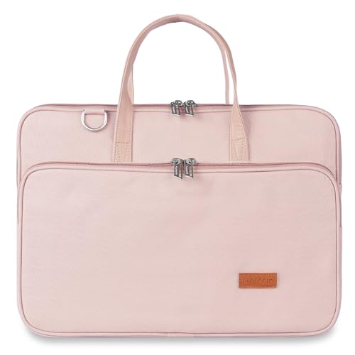 Image of Protecta Windfall 15.6 Inch Laptop Bag for Men & Women - Durable, Water-Repellent Office & Travel Macbook Messenger Bag with Padded Laptop Sleeve, Stylish Bag for Work, School and College