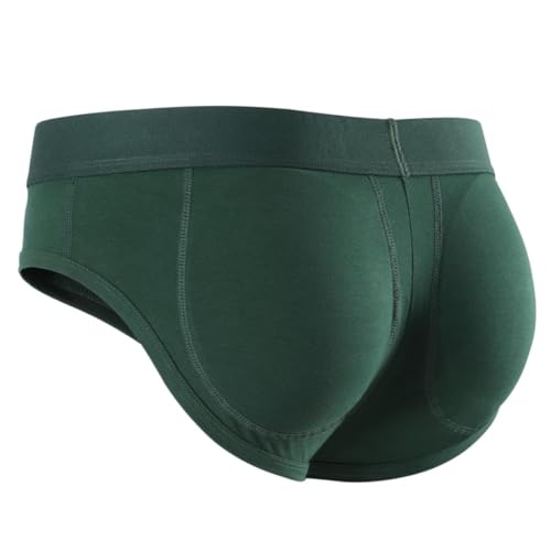 BRODDLE Mens Padded Briefs Removable Pad of Butt Lifter and Enlarge Package Pouch