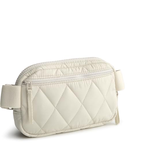 Image of Vera Bradley Women's Featherweight Woodward Small Belt Bag, Pumice Stone, One Size