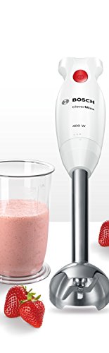 Bosch Stabmixer CleverMixx MSM24100, 400 W, Mixfuß Edelstahl, Mix-/Messbecher, 4 Klingen, weiß – Ansicht 5
