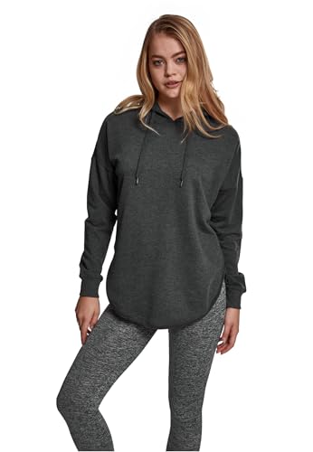 Urban Classics Damen Ladies Oversized Terry Hoody Kapuzenpullover, Grau...
