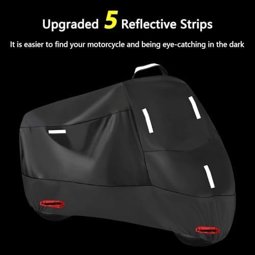 Motorcycle Cover for Harley Davidson Dyna Superglide 1995-2014, Outdoor Protection Durable Motorbike Cover Motorcycle Protective Cover Scooter Cover Tear-Resistant Sun Outdoor Accessorie