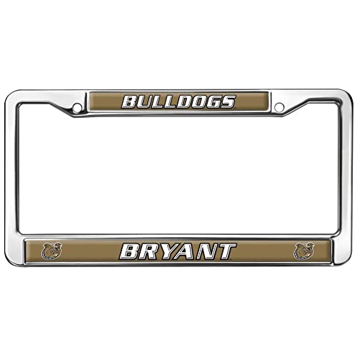 Bryant University Bulldogs Design Full Size Standard License Plate Metal Frame