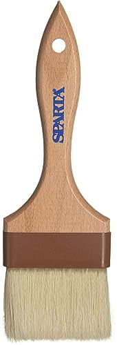 Image of SPARTA Kitchen Basting Brush - 4037500 Basting Brush for Cooking Flat Boar Bristle Brush, Hardwood Handle for Kitchens, Restaurants, Catering, High Heat Food Prep, 3in