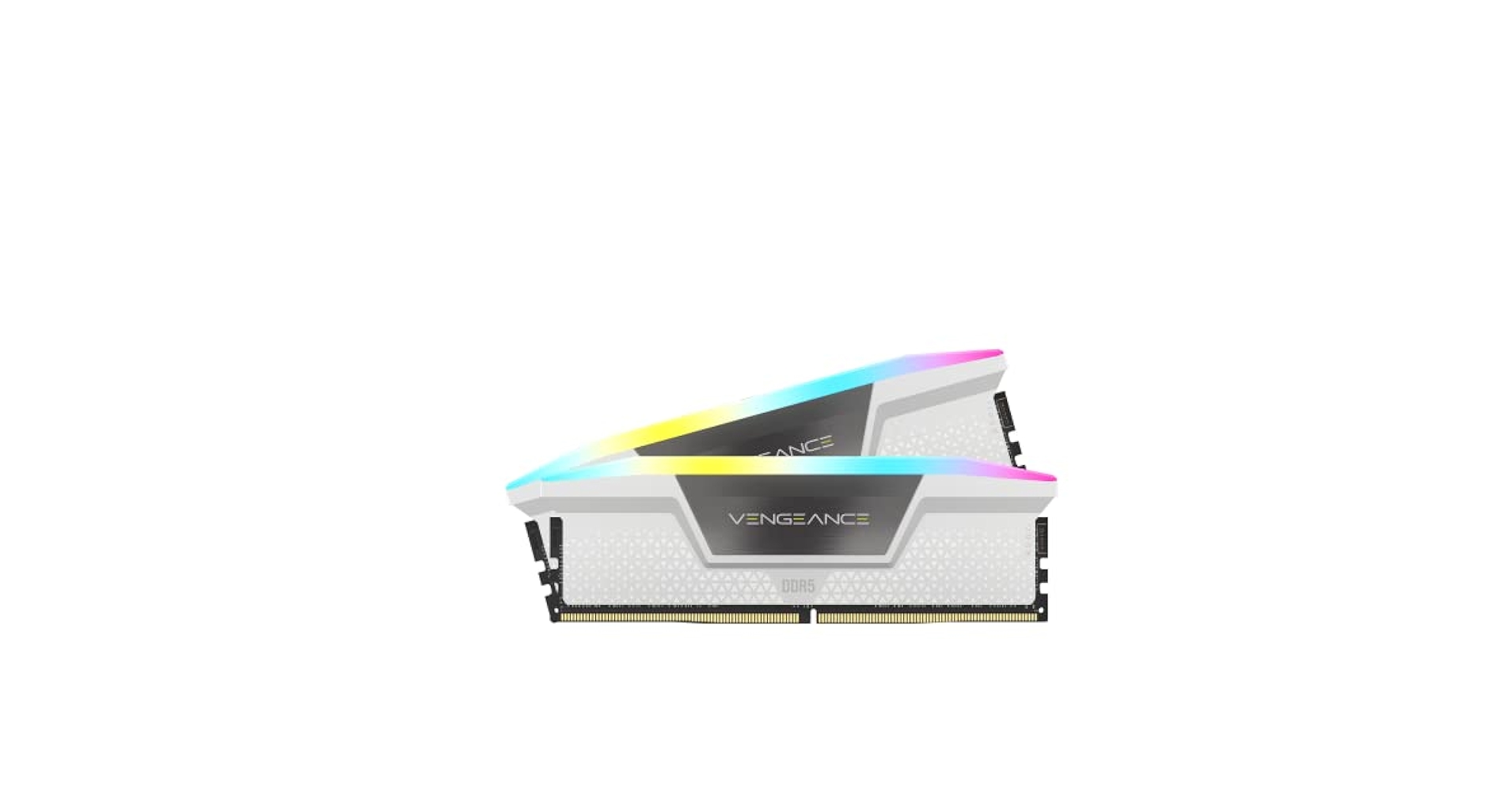 CORSAIR Vengeance RGB DDR5 ホワイト 32GB CORSAIR VENGEANCE RGB DDR5 RAM 32GB (2x16GB) 6000MHz CL36-44