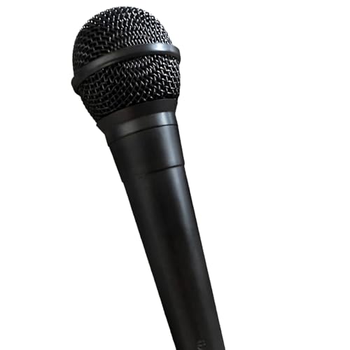 Image of Kadence K111-V2 Home Series Wired Mic | 10ft Cable with 6.35mm Jack | Dynamic Cardioid Pickup | On /Off Switch | for Karaoke, Singing, Speech & Stage Performances | Black