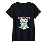 Photo Gallery donna mimi claus babbo natale auto regalo di natale per mamma grammy maglietta con collo a v Photo Gallery donna mimi claus babbo natale auto regalo di natale per mamma grammy maglietta con collo a v