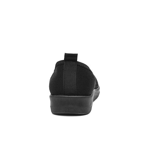 SOFT-LITES. Softlites Womens Black Slip On Ballerina - Size 8 UK - Black - Image 5