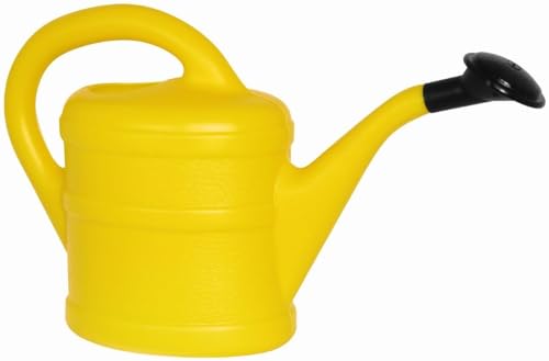 Gießkanne 1L GELB + 1x KÜHLSCHRANKMAGNET! Kindergießkanne Kunststoff für Kinder groß & klein, Garten & Zimmerpflanzen Gießkannen Gieskanne Gieskannen Giesskanne 1 L Liter Watering Can Gieskannen1Liter