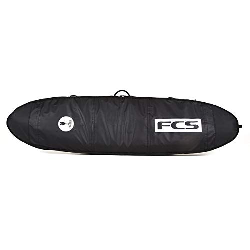 FCS Travel 1 Long Board Surfboard Bag Black/Grey 9'2