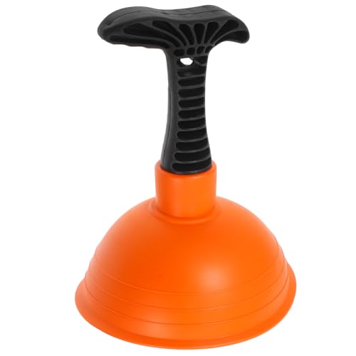 CLISPEED Desatascador Manual Pequeño con Ventosa para Fregadero Inodoro y Bañera Diseño Ergonómico Antideslizante Herramienta Portátil para Destapar Tuberías y Eliminar Cabello Cocina y