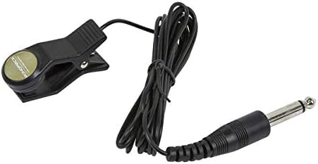 Monoprice Clip On Pickup - 1/4-Inch Straight Plug, Easy Tuning, 8 Foot Cable, Black image 5