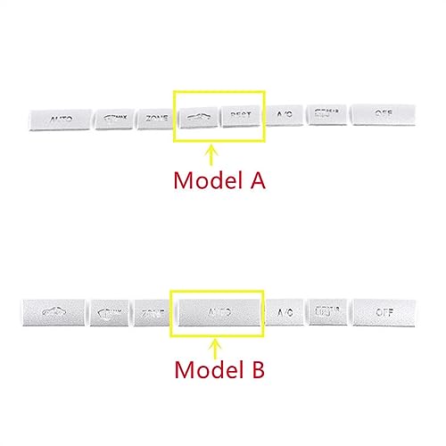 Cache-boutons de climatisation centrale Mercedes W212 pour réparer les touches usées - 3