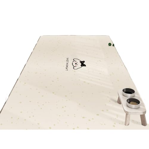 YAKINO ペット用排尿マット 小型犬・中型犬・大型犬用 耐久性のあるPVC床保護 クッションマット ペット給餌マット 拭ける 防水 滑り止め 漏れ防止 消臭 トイレ・車用マット 大きいサイズ 床暖房対応 夏 家庭・オフィス・廊下 快適 無毒 冷却マット