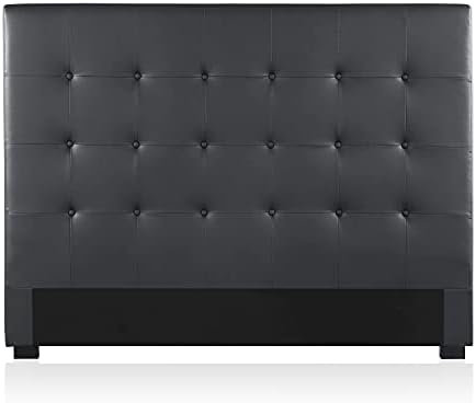 INTENSE DECO Tête de lit capitonnée Premium 160cm Noir