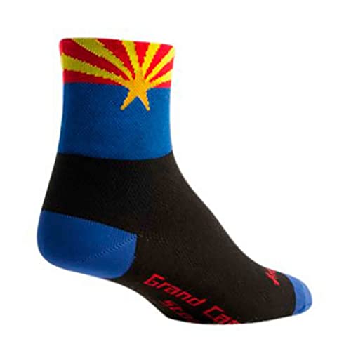 SockGuy, Adults' Classic Socks - Large/X-Large, Arizona Flag
