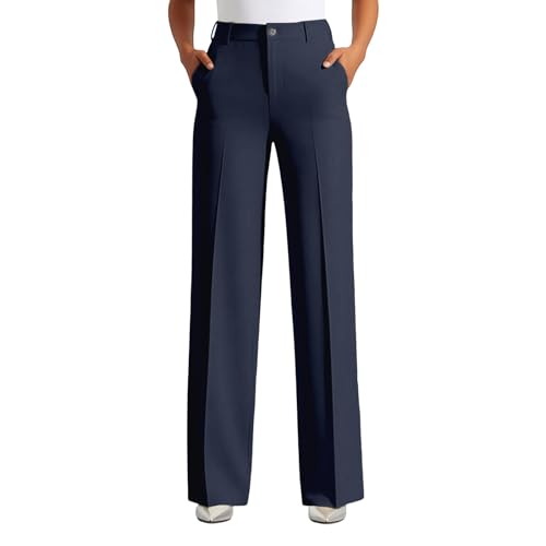 Pantalon habillé large WWricotta fluide et chic coupe premium
