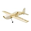 Lckiioy Kit aeroplano RC in Legno per aeroplano RC in Legno, Telaio Extra330 senza Coperchio, Apertura alare 1000 Mm, Kit di costruzione di modelli in Legno Balsa
