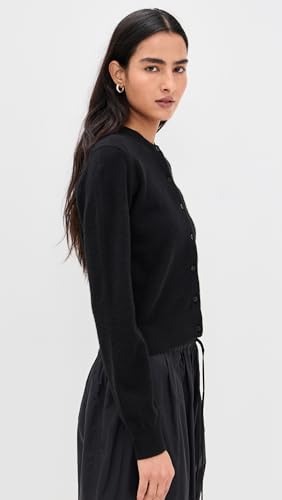 White & Warren Women's Cashmere Crew Neck Cardigan4