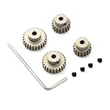 Amélioration : Le jeu de pignons 18T, 19T, 24T et 25T offre des options de rapport de transmission polyvalentes pour optimiser la vitesse et le couple ;