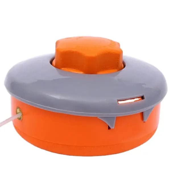 EVERSTRONG Brush Cutter/Grass Cutter Replacement Trimmer Head /Hardened Virgin Plastic Trimmer Head (Orange)