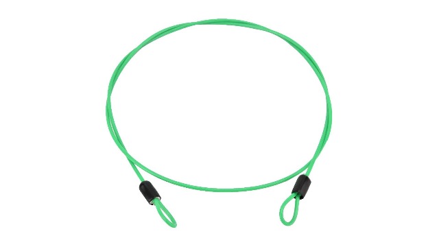 Cable de Seguridad en Acero, para Bicicleta, Verde miniatura 7