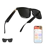 Techie AI Smart Glasses,Bluetooth Glasses for Men and Women,Polarized Sunglasses with AI Translation,Bluetooth Speaker,Wireless Headphone,Athletic/Outdoor UV Protection,Touch Control