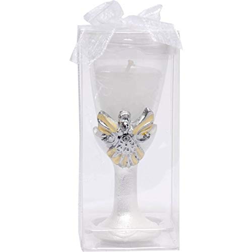 Lote de 20 Velas Elegant Angel - Velas Para Detalles y Recuerdos de 1ª Comunión