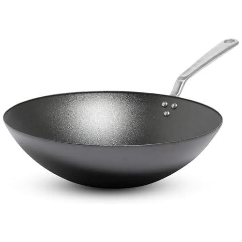 Made In Cookware - 13 Inch Seasoned Carbon Steel Wok