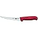 Victorinox Fibrox Couteau de Cuisine/Couteau à Désosser, Manche Ergonomique, 15 Cm, Rouge