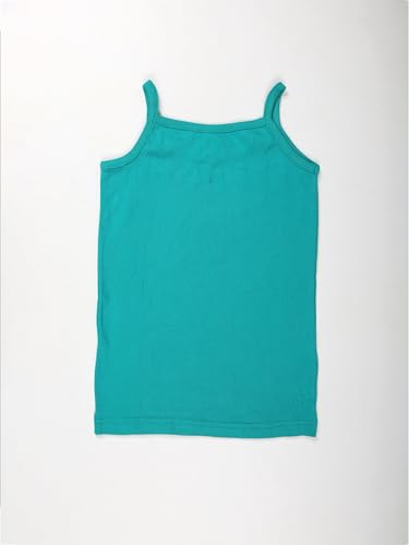 Image of KiddoPanti Girls 100% Cotton Rib Solid Camisole Tank Top Pack of 3