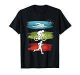 Triathlon Swimming Biking and Running Tees